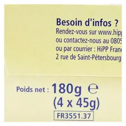 Hipp Bio Mon Goûter Plaisir Mon Premier Biscuit +6m 180g