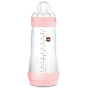 MAM Easy Start Anti-cólica Fast Flow Bottle Rosa Brilhante +4m 320 ml