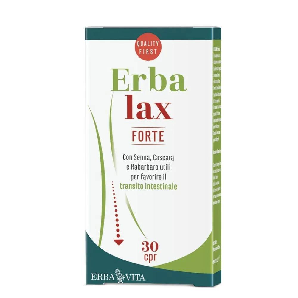 Erba Vita Erbalax Forte Integratore Intestinale 30 Compresse