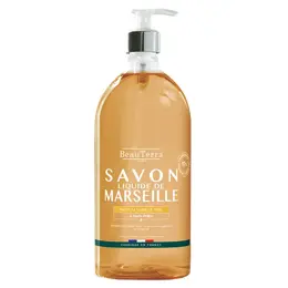 Beauterra Savon Liquide de Marseille Miel Vanille 1L