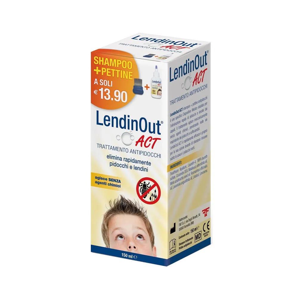 Lendinout Act Trattamento Antipidocchi 150 ml