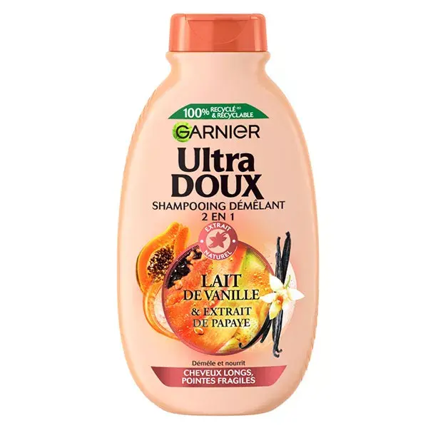 Garnier Ultra Doux Vanilla Detangling Shampoo 300ml
