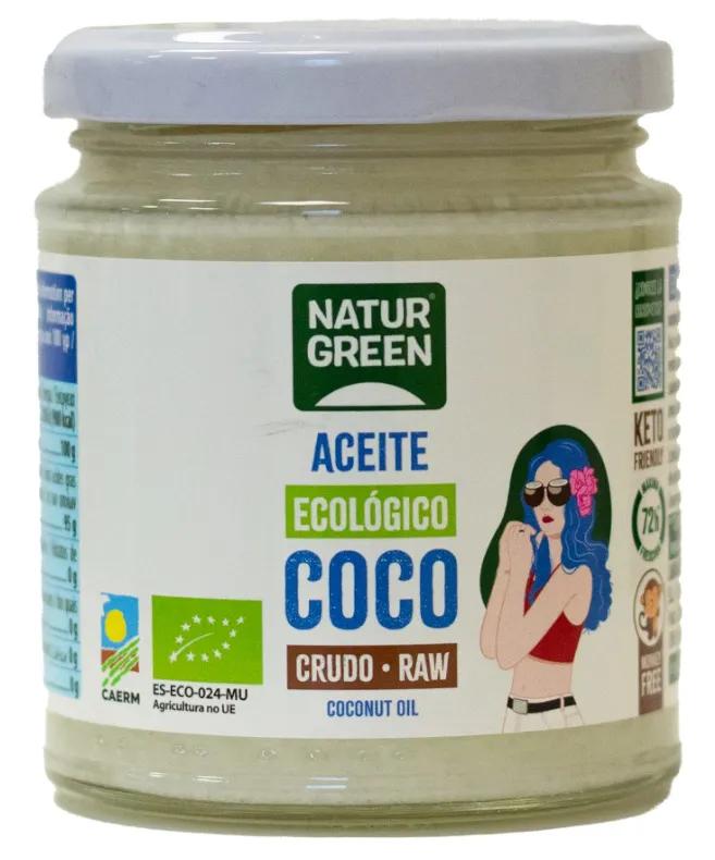 Biologische Virgin Kokosolie NaturGreen 215ml