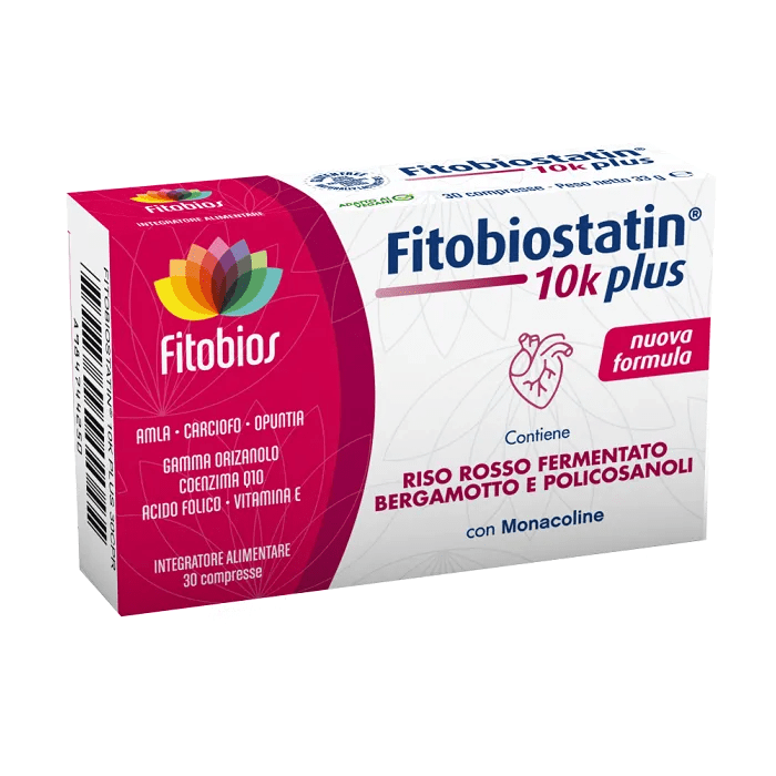 Fitobiostatin 10K Integratore Colesterolo 30 Compresse