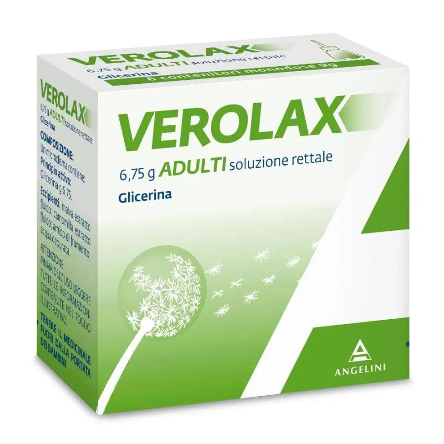 Verolax Adulti Soluzione Rettale 6 Clismi 6,75 g