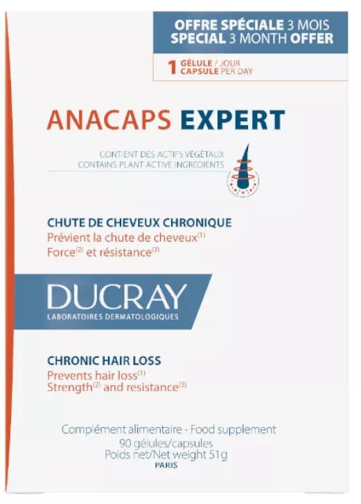 Ducray Anacaps Expert 30 Cápsulas TRIPLO