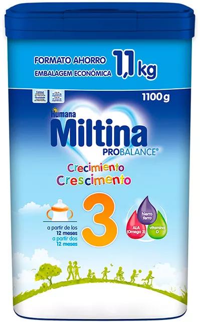 Humana Baby Miltina Probalance 3 Leche de Crecimiento +12m 1100 gr