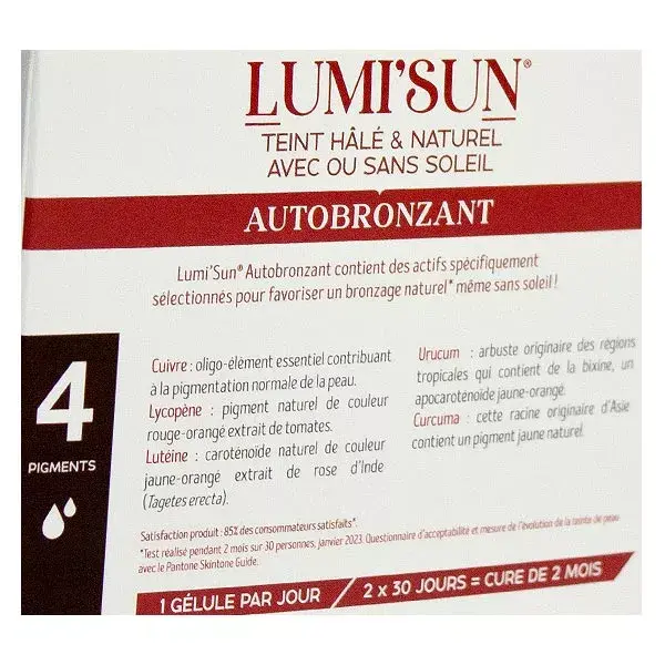 Nat & Form Lumi'Sun Self-Tanning Duo 60 capsules