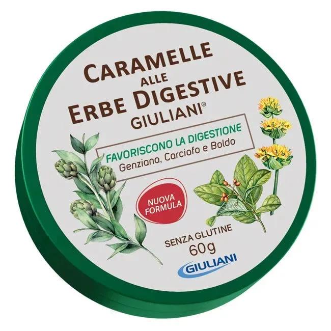 Caramelle Alle Erbe Digestive Giuliani Nuova Formula 60 g