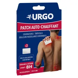 Urgo Douleurs Patch Chauffant 8h 2 unités