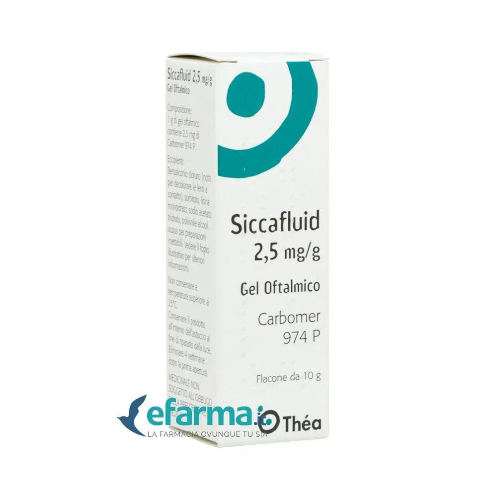 Siccafluid Gel Oftalmico  2,5 mg/gr Carbomero 974P 10g