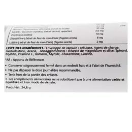 Solaray Ultra Zéaxanthine 6mg 30 capsules végétales