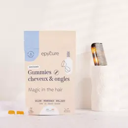 Epycure Cheveux & Ongles Gummies Cheveux & Ongles Sans Sucre Booster Pousse 60 gummies