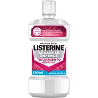 Listerine Advanced Defence Enjuague Bucal Tratamiento Gingival Menta Fresca 500 ml