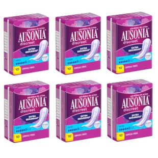 Compressa Maxi para perda de urina Ausonia Discreet feminina 6x10 unidades