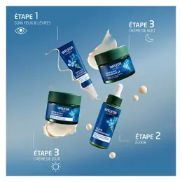 Weleda Gentiane Bleue & Edelweiss Soin Yeux & Lèvres Redensifiant Bio 10ml