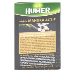 Humer Miel de Manuka Actif IAA® 18+ 100% Miel Pur -Pot de 250g