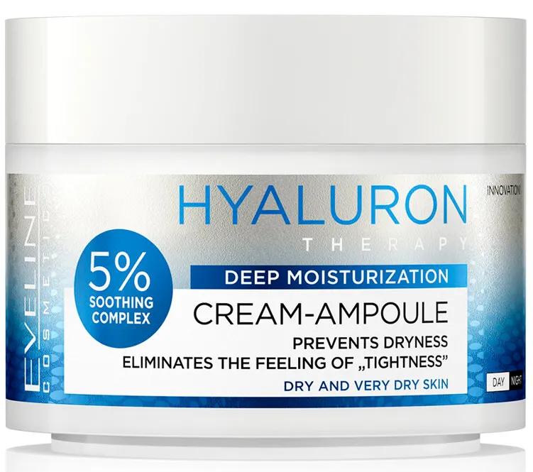 Eveline Cosmetics Hyaluron Crème-Ampoule Hydratation Profonde 50 ml