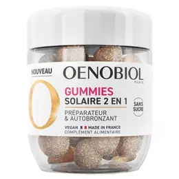 Oenobiol Solaire 2 en 1 60 gummies