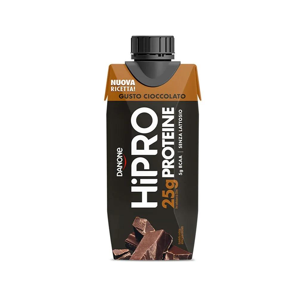 Hipro 25g di Proteine Bevanda Proteica UHT, Gusto Cioccolato 330 ml