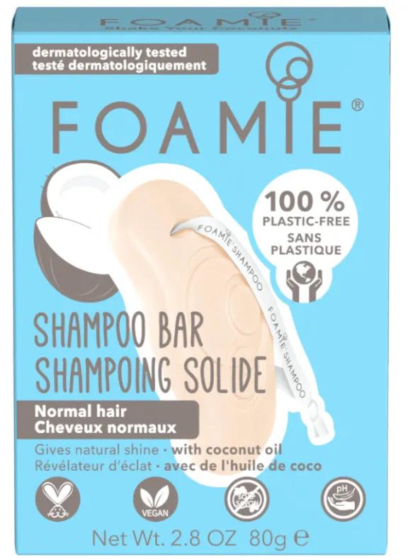 Foamie Shampoing Solide à la Noix de Coco pour Cheveux Normaux