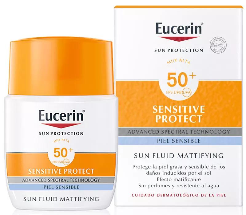 Eucerin Fluido Facial Solar Mat SPF50 50ml