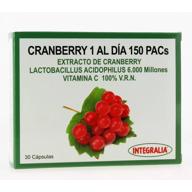 Integralia Cranberry 1 al día 150 PACs 30 Cápsulas