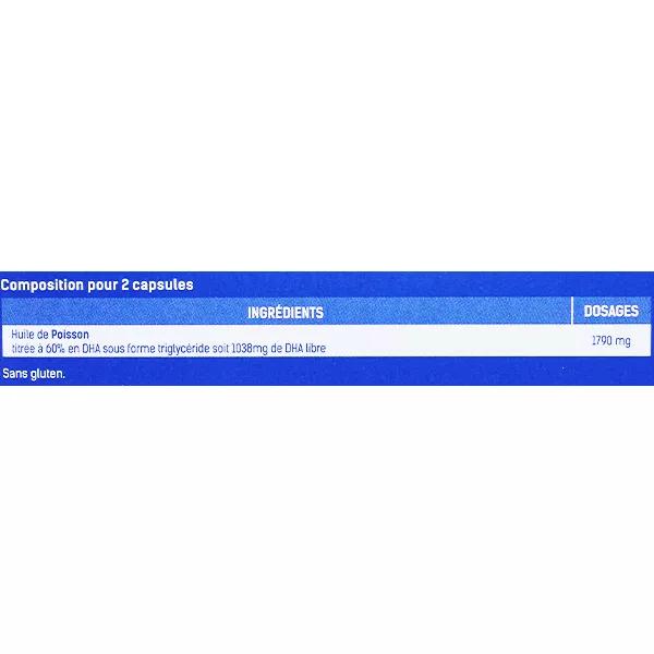 Santé Verte Oméga3 1000mg de DHA 60 cápsulas