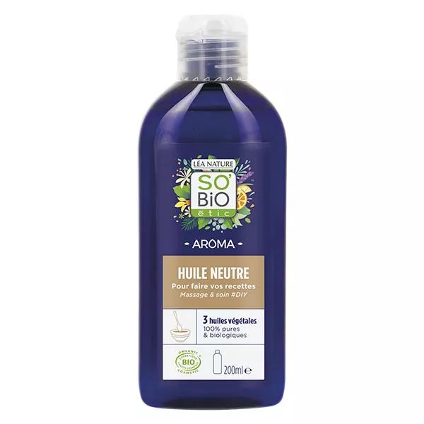 So'Bio Étic Aroma Huile Neutre Massage et Soin Bio 200ml