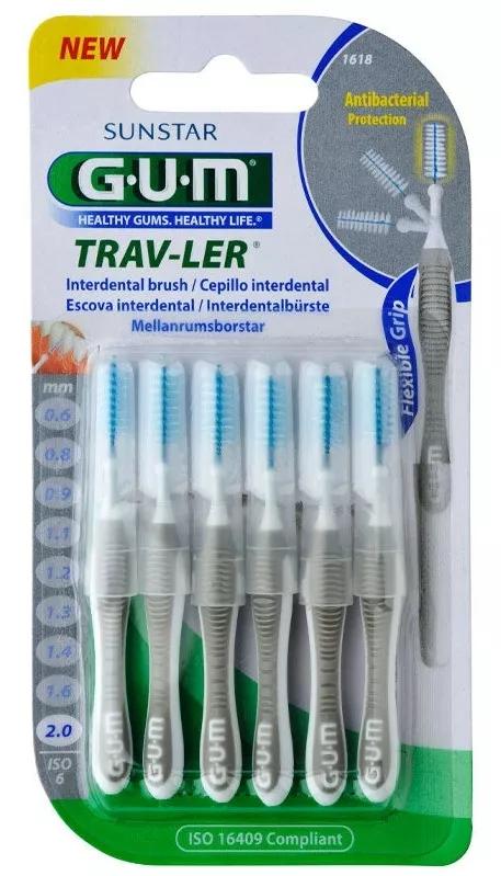 Brossette interdentaire Gum Traveler 2mm
