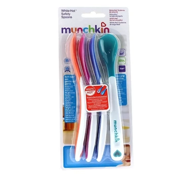 Munchkin Pack Cucharas Termosensibles White Hot 4 Uds - Atida