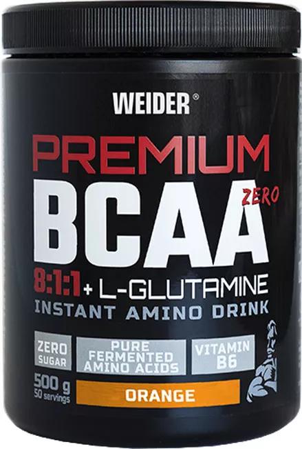 Weider Premioum BCAA 8:1:1 + Gloutamina Laranja 500 gr