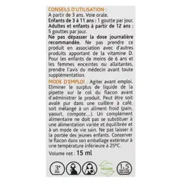 Naturland Vitamine D3 Végétale 2000 UI 15ml