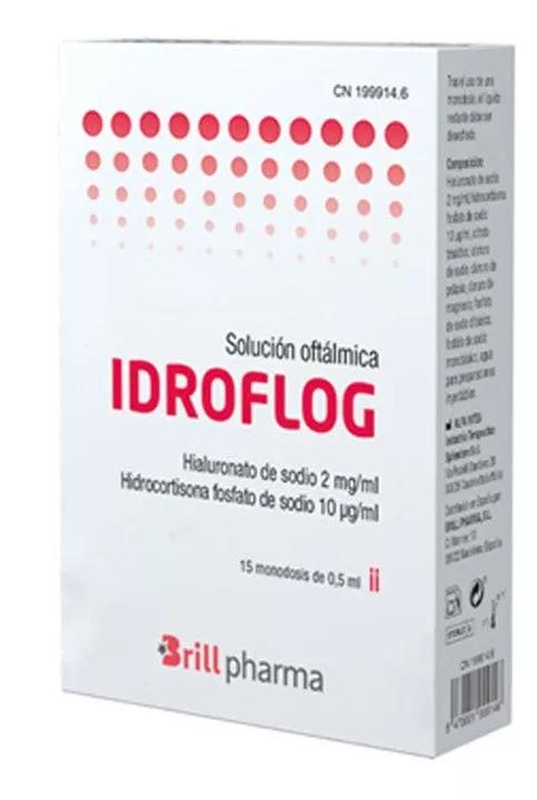 Idroflog Solución Oftálmica Monodosis 15 x 0,5 ml