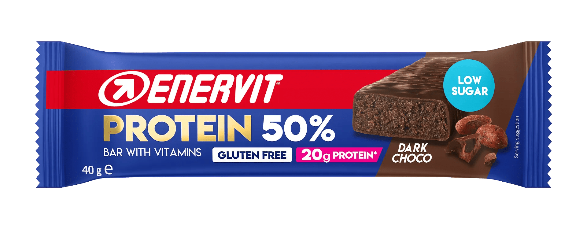 Enervit Protein Barretta Proteica 50% Gusto Dark Chocolate da 38 gr