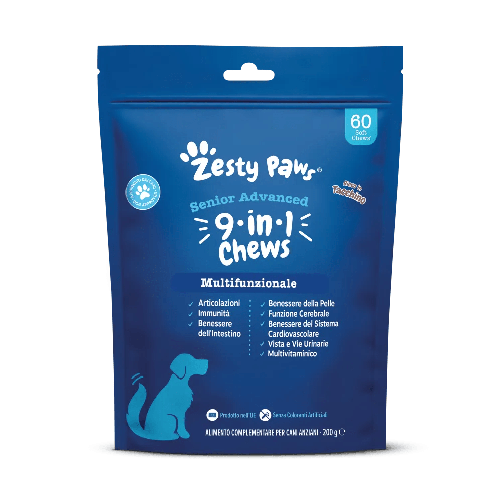 Zesty Paws Senior Advanced 9 in 1 Multifunzionale 60 Chews