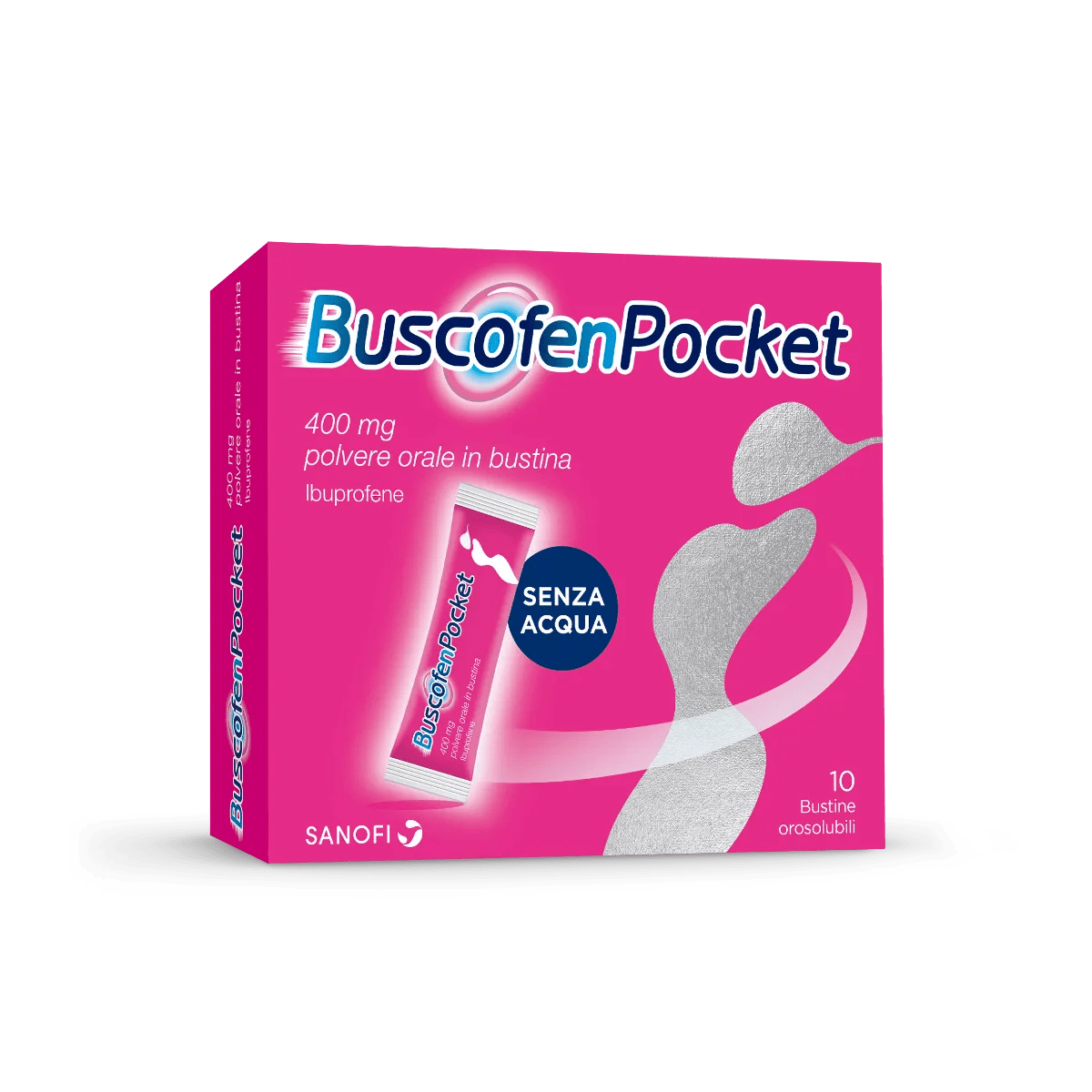 Buscofen Pocket Ibuprofene 10 Bustine 400 mg