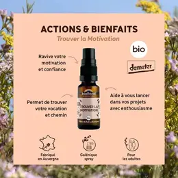 Biofloral Trouver La Motivation Spray Bio Demeter Spray Emotions 20 Ml