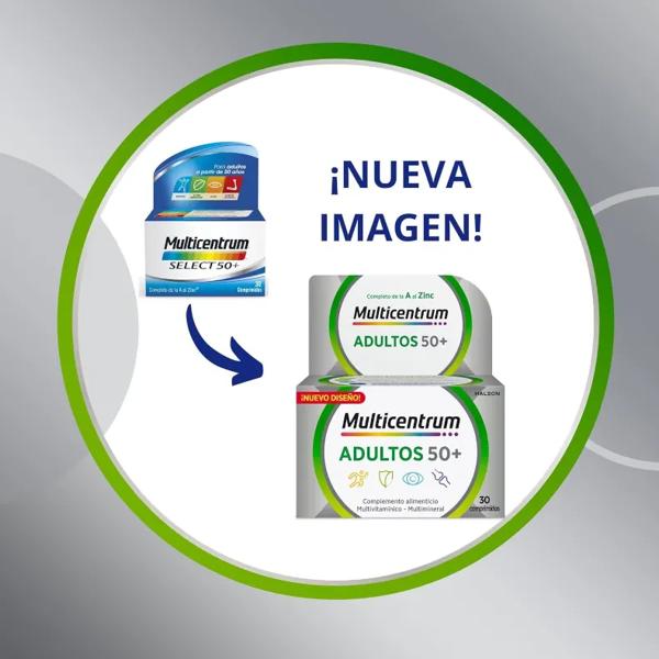 Multicentrum Adults 50+ 30 Tablets