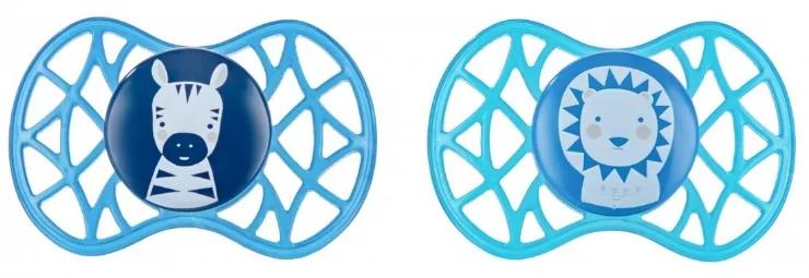 Nuvita Symmetrische Nippelschnuller +6m Blau 2 Einheiten