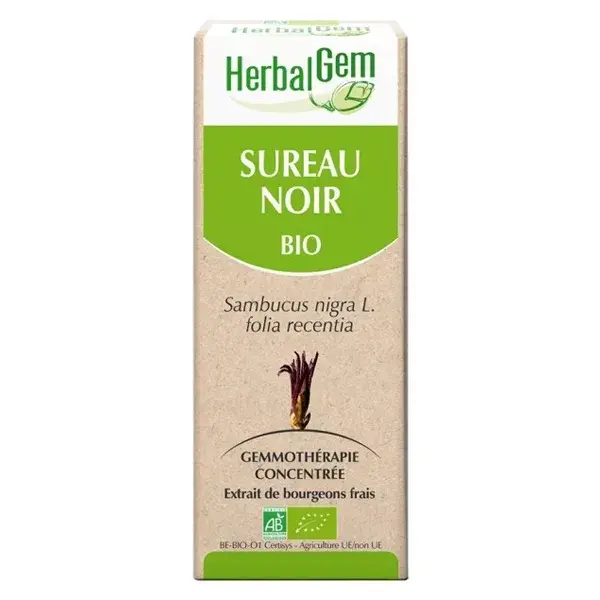 Herbalgem Macérat Concentré Sureau Noir Bio 30ml