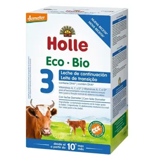 Holle Eco-Bio Leche de Continuación 3 +10 m 600 gr