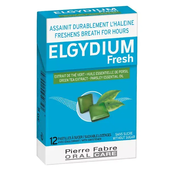 Elgydium Fresh Sugar Free Lozenges 12 Units