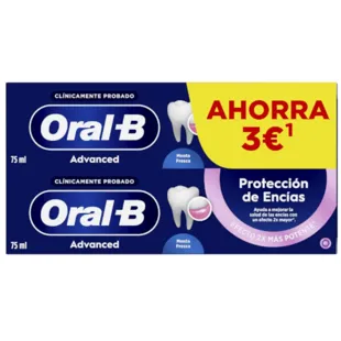 Pasta de dentes Oral-B Advanced Gum Protection 2x75 ml