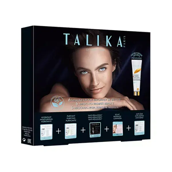 Talika Gift Pack 2018 - 6 mascarillas para irradiar de Belleza