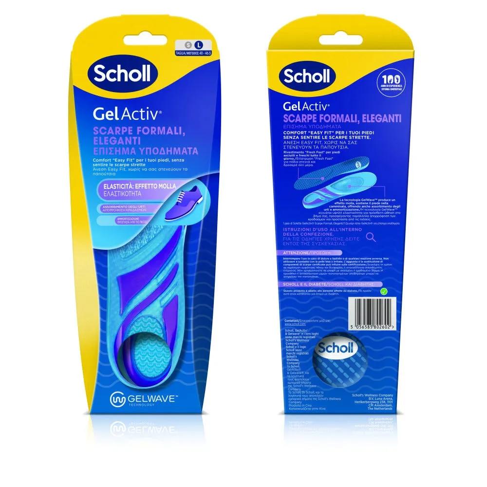 Scholl GelActiv Formal Solette per Scarpe Normali e Classiche Taglia L