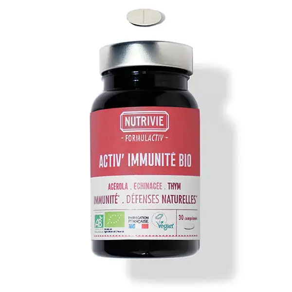Nutrivie Activ'Immunity Organic 30 tablets