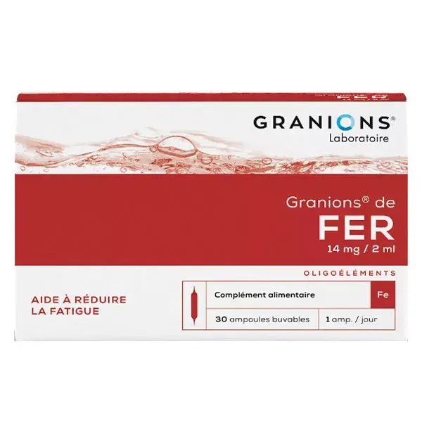 Granions of iron vitality 30 ampoules