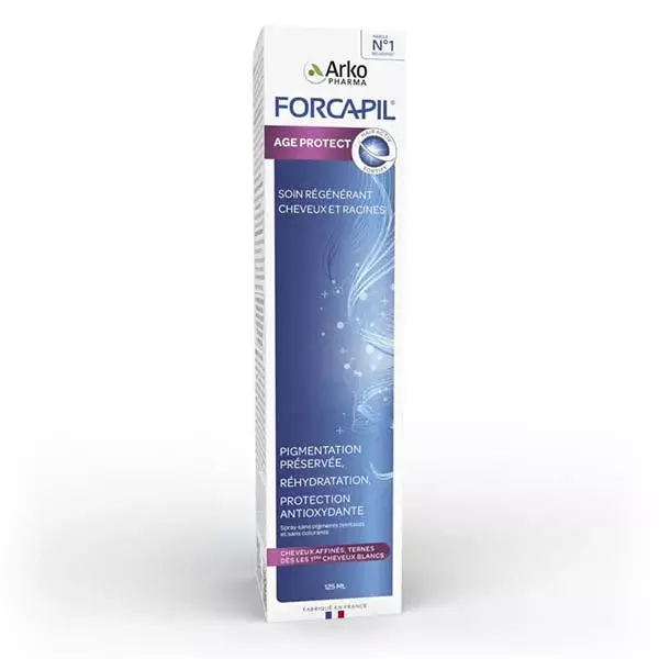 Arkopharma Forcapil Age Protect Soin Régénérant Cheveux & racines Spray 125ml