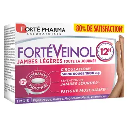 Forté Pharma Fortéveinol Jambes Légères Circulation sanguine 30 comprimés 1 mois